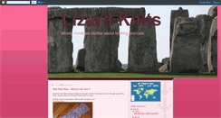 Desktop Screenshot of lizard-knits.blogspot.com