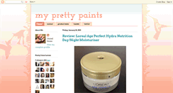 Desktop Screenshot of myprettypaints.blogspot.com