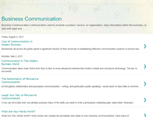 Tablet Screenshot of businesscommunication4you.blogspot.com