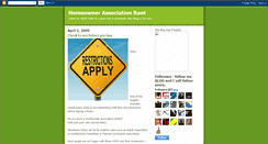 Desktop Screenshot of homeowner-associations.blogspot.com