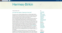 Desktop Screenshot of hermes-birkins.blogspot.com