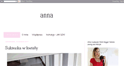Desktop Screenshot of annaonopiuk.blogspot.com