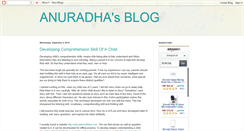 Desktop Screenshot of anuradhakumarv.blogspot.com
