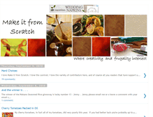 Tablet Screenshot of makeitfromscratch.blogspot.com