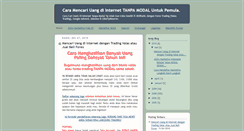 Desktop Screenshot of mencari-uang-di-internet.blogspot.com