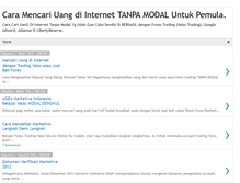 Tablet Screenshot of mencari-uang-di-internet.blogspot.com