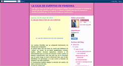 Desktop Screenshot of lacajadecuentosdepandora.blogspot.com