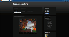 Desktop Screenshot of franciscozero.blogspot.com