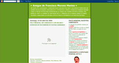 Desktop Screenshot of amigosdepacomoreno.blogspot.com
