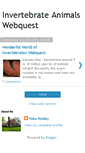 Mobile Screenshot of invertebratewebquest.blogspot.com