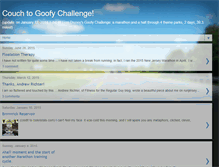 Tablet Screenshot of couchtogoofychallenge.blogspot.com