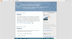 Desktop Screenshot of candycolouredfrown.blogspot.com