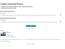 Tablet Screenshot of candycolouredfrown.blogspot.com