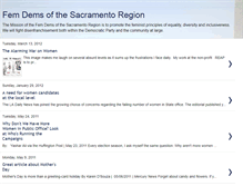Tablet Screenshot of feministdemocrats.blogspot.com