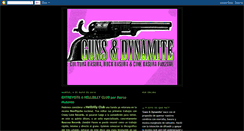 Desktop Screenshot of gunsanddynamite.blogspot.com