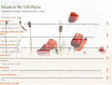 Tablet Screenshot of islammylifestyle.blogspot.com