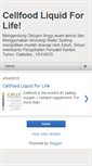 Mobile Screenshot of cellfood2u.blogspot.com