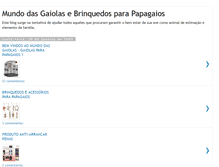 Tablet Screenshot of mundodasgaiolas.blogspot.com