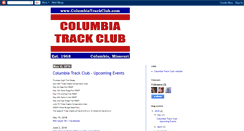 Desktop Screenshot of columbiatrackclub.blogspot.com