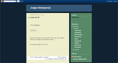 Desktop Screenshot of juegos-bobesponja.blogspot.com