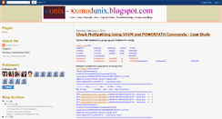 Desktop Screenshot of kumudunix.blogspot.com