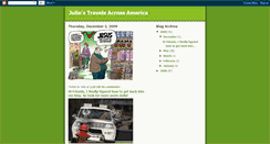 Desktop Screenshot of juliestravelsacrossamerica.blogspot.com