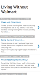 Mobile Screenshot of livingwithoutwalmart.blogspot.com