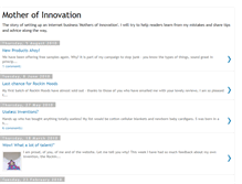 Tablet Screenshot of motherofinnovation.blogspot.com