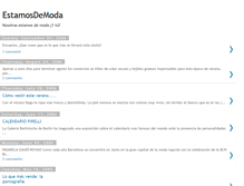 Tablet Screenshot of estamosdemoda.blogspot.com