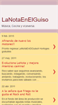 Mobile Screenshot of lanotaenelguiso.blogspot.com