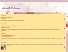 Tablet Screenshot of lanotaenelguiso.blogspot.com
