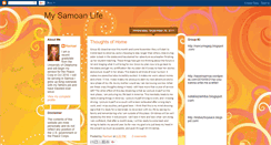 Desktop Screenshot of mysamoanlife.blogspot.com