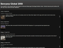 Tablet Screenshot of bencanaglobal2050.blogspot.com