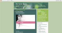 Desktop Screenshot of gendersociety.blogspot.com