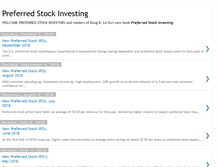 Tablet Screenshot of preferredstockinvesting.blogspot.com