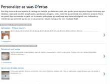 Tablet Screenshot of personalizarassuasofertas.blogspot.com