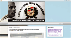 Desktop Screenshot of liceonocturnoemilioprudhomme.blogspot.com