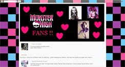 Desktop Screenshot of mhmonster-high.blogspot.com