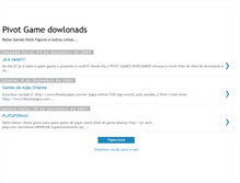 Tablet Screenshot of pivotgame.blogspot.com