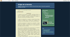 Desktop Screenshot of amigosdelamontana.blogspot.com