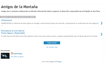 Tablet Screenshot of amigosdelamontana.blogspot.com