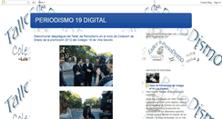 Desktop Screenshot of periodismo19.blogspot.com