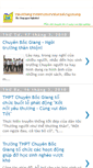 Mobile Screenshot of chuyenbacgiang.blogspot.com