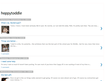 Tablet Screenshot of hoppytoddle.blogspot.com