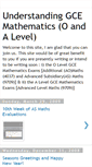 Mobile Screenshot of gce-maths.blogspot.com