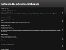 Tablet Screenshot of fashionandbeautypersonalshopper.blogspot.com