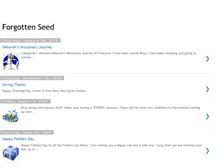 Tablet Screenshot of forgottenseed.blogspot.com