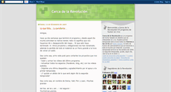 Desktop Screenshot of cercadelarevolucionradio.blogspot.com