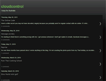 Tablet Screenshot of cloudcontrol.blogspot.com