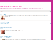 Tablet Screenshot of gerbangwanita.blogspot.com